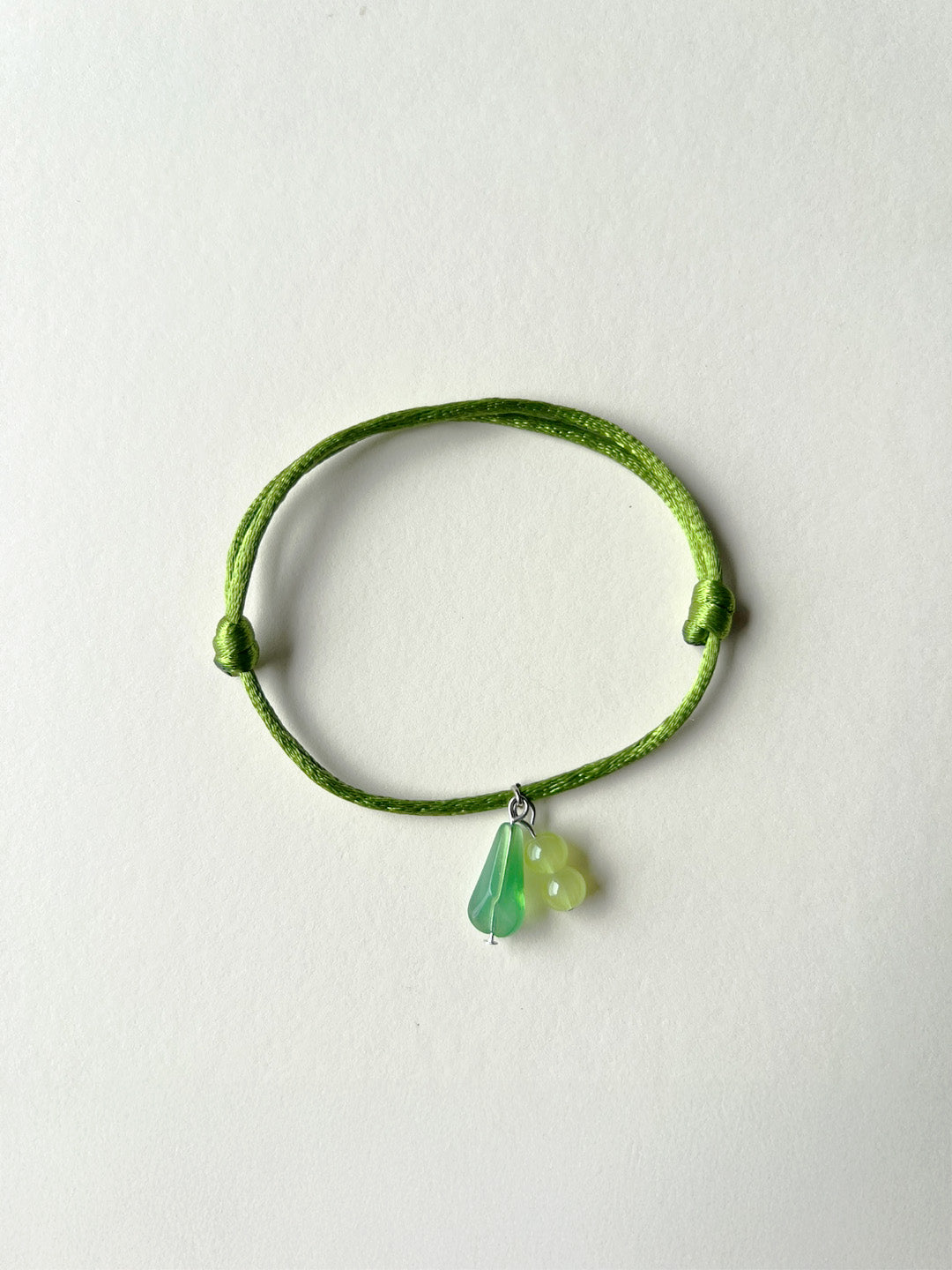 Stackable Bead & Charm Bracelets - Green
