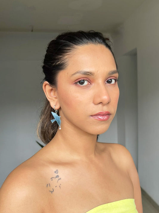 Bird Mini Hoop Earrings (Interchangable)
