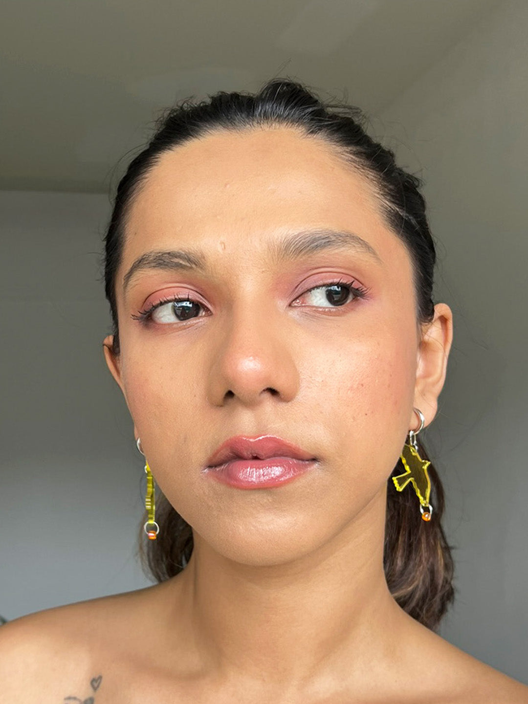 Bird Mini Hoop Earrings (Interchangable)