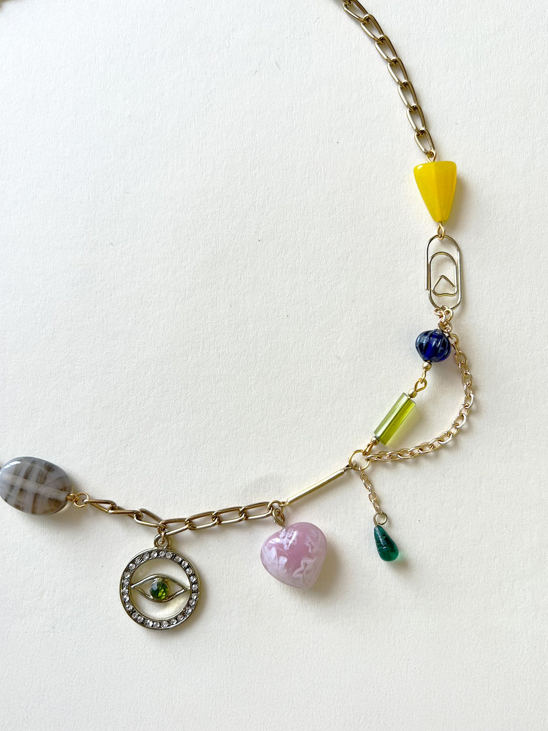 No Nazar - Handmade One-of-a-Kind Maximalist Charm Necklace