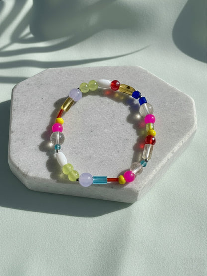 Multicolour Assorted Beads Bracelet
