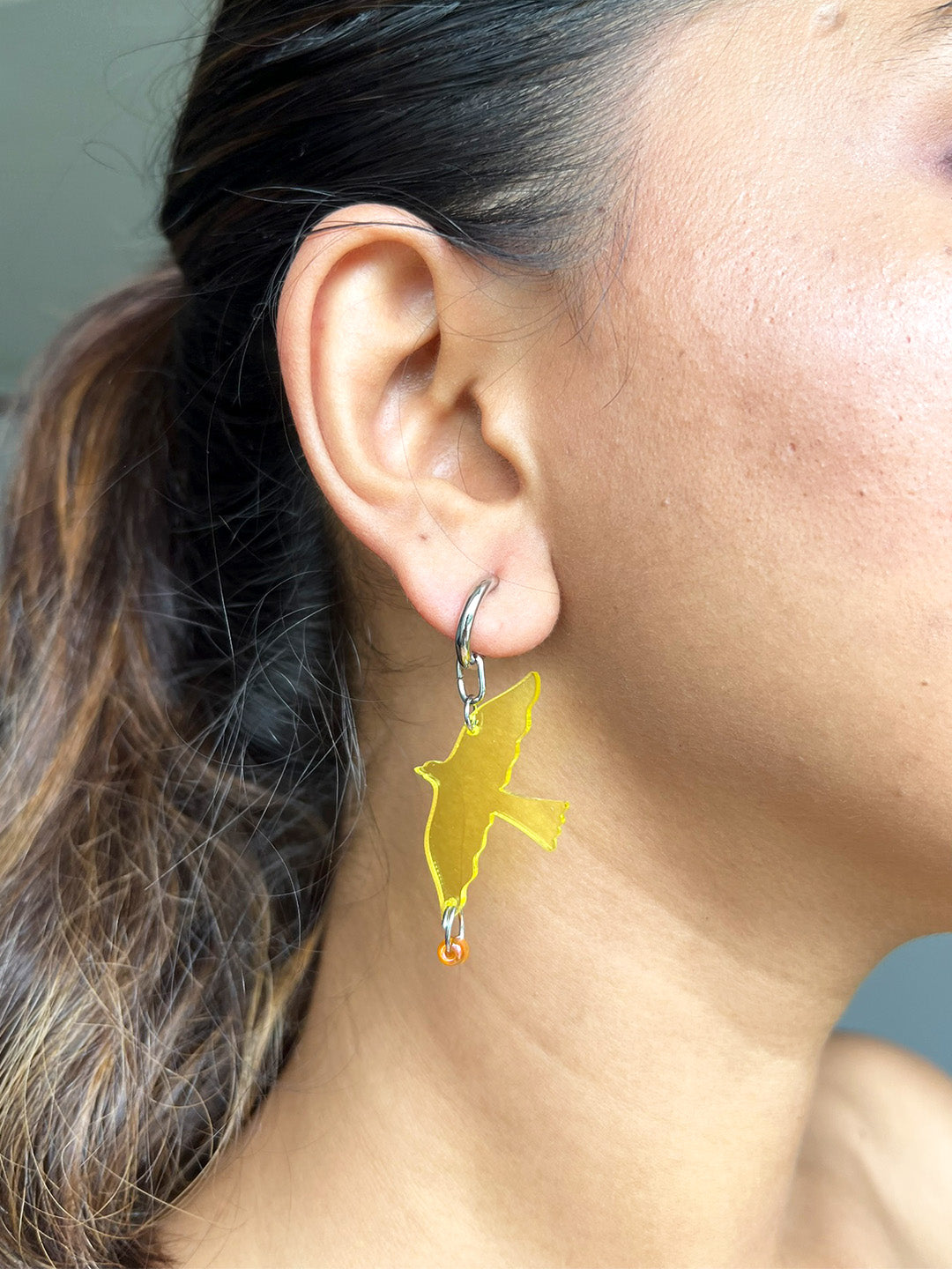Bird Mini Hoop Earrings (Interchangable)